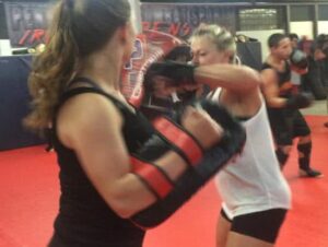 mitzi punching